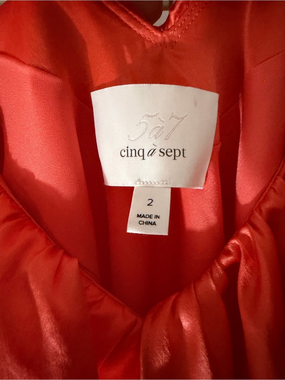 Silk Mini Ruffle Dress - Picture 3 of 4